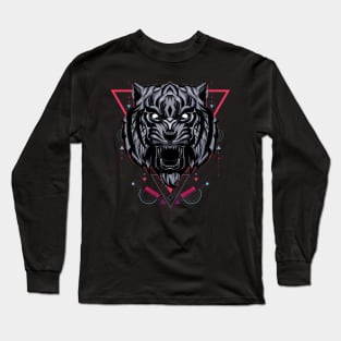 The Tiger Sacred Geometry Long Sleeve T-Shirt